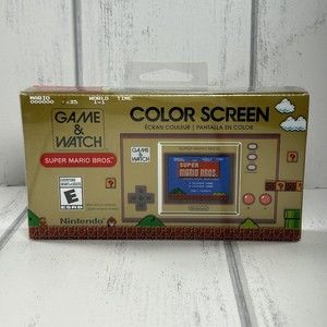 Nintendo Game and Watch Super Mario Bro Color Screen Sealed New Handheld Console